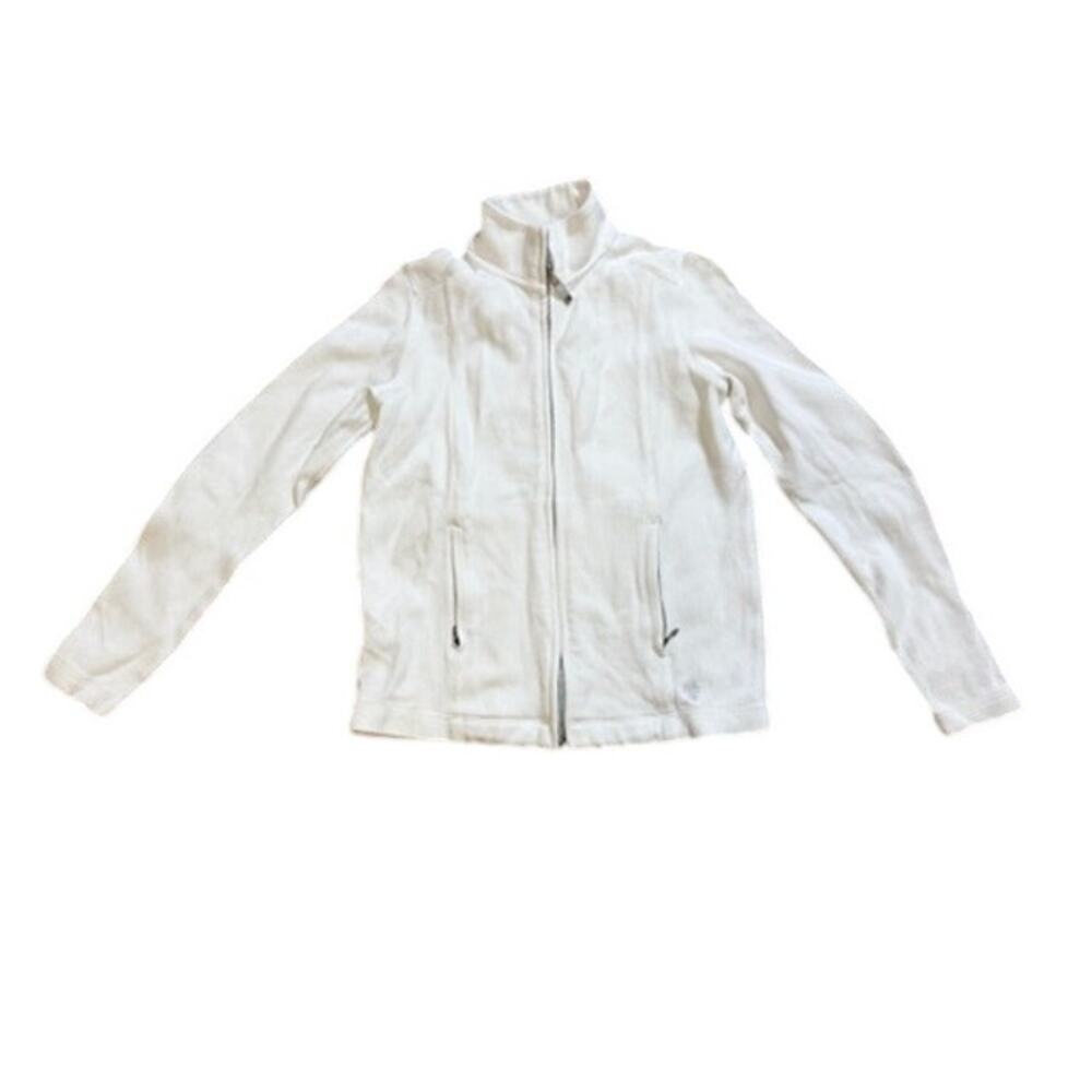 Tommy Bahama White Sports Zip Up Sweater Size XS